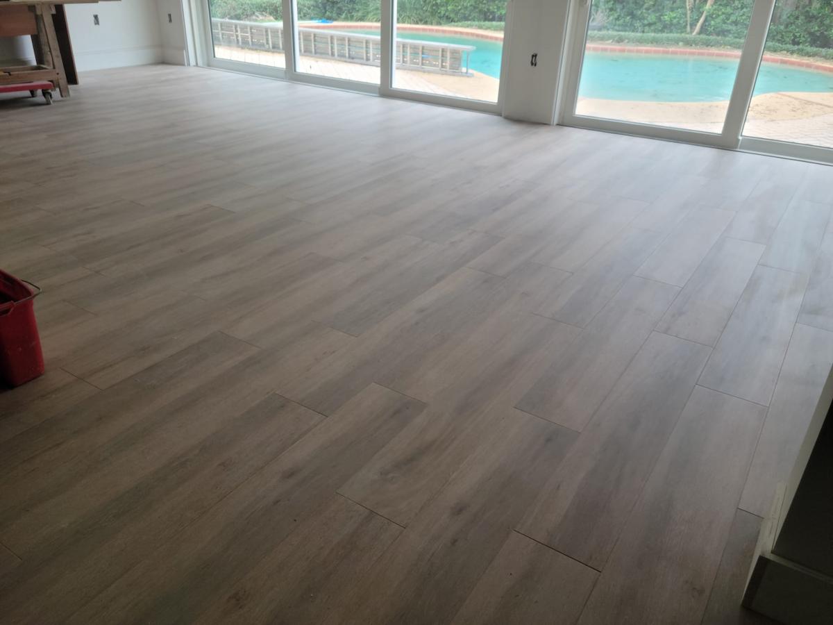 Pavimento renovado en Alicante